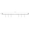 Barra Para Utensílios 72cm Com 6 Ganchos Suporte pra Cozinha - 2