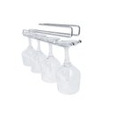 Ver imagem 1 de Suporte Porta Taças De Encaixe Simples Cromado Armário
