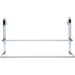 Suporte Porta Toalha Toalheiro Duplo Cromado para Box Banho - 4