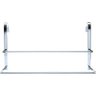 Suporte Porta Toalha Toalheiro Duplo Cromado para Box Banho - 4