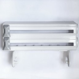 Porta Rolos Maxroll 3 Suportes Papel Toalha Pvc E Alumínio - 2 Porta Rolos Maxroll 3 Suportes Papel Toalha Pvc E Alumínio - 2