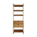 Ver imagem 2 de Modulo Closet Industrial com Gaveta Ferro Dourado Amêndoa