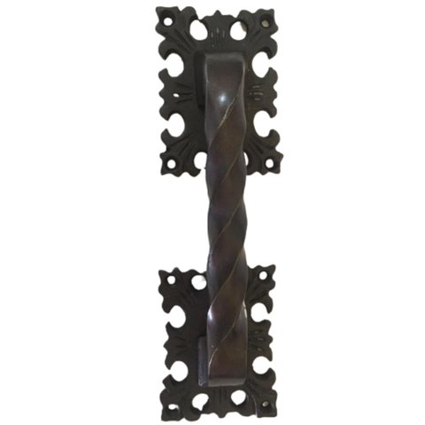 Puxador Em Bronze Colonial Rústico Gigante 22 Cm Casa Porta