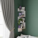 Ver imagem 7 de Prateleira de Canto Decorativa Estante Funcional para Organização