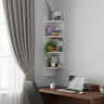 Prateleira de Canto Decorativa Estante Funcional para Organização - 19