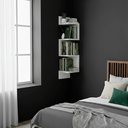 Ver imagem 5 de Prateleira de Canto Decorativa Estante Funcional para Organização