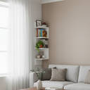 Ver imagem 3 de Prateleira de Canto Decorativa Estante Funcional para Organização