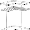 Ver imagem 4 de Suporte Duplo De Canto Porta Shampoo Sabonete Em Aço Cromado