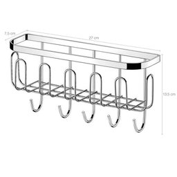 Suporte Porta Chaves Organizador de Correspondências Parede - 4