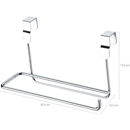 Suporte Aramado para Rolo de Papel Toalha Porta de Armário - 3