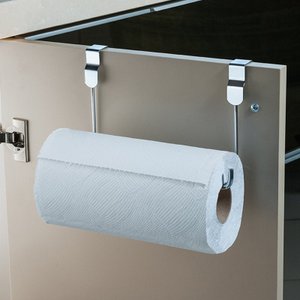 Suporte Aramado para Rolo de Papel Toalha Porta de Armário