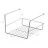 Suporte Organizador De Armário 26cm Aço Cromado Prateleira - 2