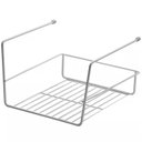 Ver imagem 1 de Suporte Organizador De Armário 26cm Aço Cromado Prateleira