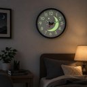 Ver imagem 5 de Relogio Parede Luz Noturna Fluorescente Estrelas Luminoso Infantil Brilha no Escuro Grande 30cm Anal