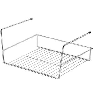 Organizador Suporte 35cm De Armário Aço Cromado Prateleira
