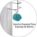 Ver imagem 3 de Suporte Toalheiro Duplo Cromado Para Box Porta Toalhas
