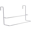 Ver imagem 3 de Suporte Porta Toalhas Duplo Banho Toalheiro Encaixe Box Aço