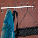 Ver imagem 2 de Suporte Multiuso De Parede Vassoura Utensílios Aço Cromado