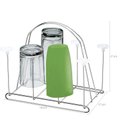 Ver imagem 2 de Suporte Escorredor Em Aço Cromado Porta 8 Copos De Bancada