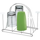 Ver imagem 1 de Suporte Escorredor Em Aço Cromado Porta 8 Copos De Bancada