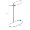 Ver imagem 4 de Porta Toalha De Rosto Bancada Pia Banheiro Em Aço Cromado