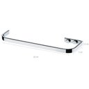 Ver imagem 2 de Toalheiro Aço Cromado 22 Cm Suporte Toalha Banheiro Lavabo