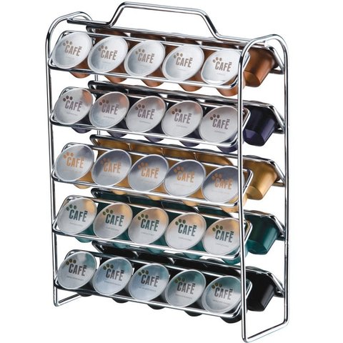 Suporte Porta 50 Cápsulas Cafe Nespresso Bancada Cappuccino