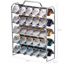Suporte Porta 50 Cápsulas Cafe Nespresso Bancada Cappuccino - 3