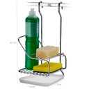 Ver imagem 2 de Suporte Porta Detergente Sabão Esponja Encaixe Em Barras