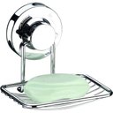 Ver imagem 1 de Suporte Porta Sabonete Saboneteira banheiro parede Ventosa