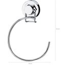 Ver imagem 3 de Toalheiro para Banheiro Porta Toalhas de Rosto Mãos Ventosa