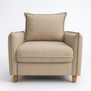 Ver imagem 6 de Conjunto Sofá Living Córdoba e Duas Poltronas Tecido Linho Cru 2,00m