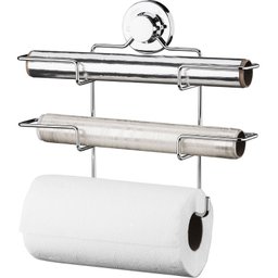 Suporte Para Papel Toalha Alumínio e Pvc Fixação Ventosa - 1