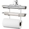 Suporte Para Papel Toalha Alumínio e Pvc Fixação Ventosa - 1