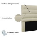 Ver imagem 2 de Cabeceira Cama Box Casal Queen 160cm Vera Corino - Loja Sheep