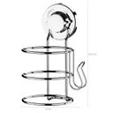 Ver imagem 2 de Suporte Para Secador De Cabelos Com Ventosa Em Aço Cromado