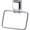 Toalheiro Argola Porta Toalhas Aço Inox Fixação Por Ventosa - 3