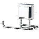 Ver imagem 4 de Suporte Para Papel Higiênico Papeleira Aço Inox Com Ventosa