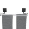 Porta Toalha Banho Toalheiro Duplo com Ventosa Cromado F.rbt - 7
