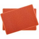 Ver imagem 1 de Tapete Vinil Gold Rolo Base Fundida 10mm 1,2m x 12m Laranja Kapazi