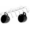 Ver imagem 3 de Suporte 12 Xícaras Fixar Armário Organizador Aço Cromado