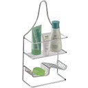 Ver imagem 1 de Porta Shampoo Banheiro Suporte Bancada Encaixe Box Registro