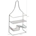 Ver imagem 5 de Porta Shampoo Banheiro Suporte Bancada Encaixe Box Registro