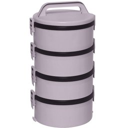 Marmita Térmica 4 Termopratos de 1,5 Litros Tekcor Soprano - 1