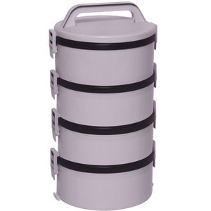 Marmita Térmica 4 Termopratos de 1,5 Litros Tekcor Soprano
