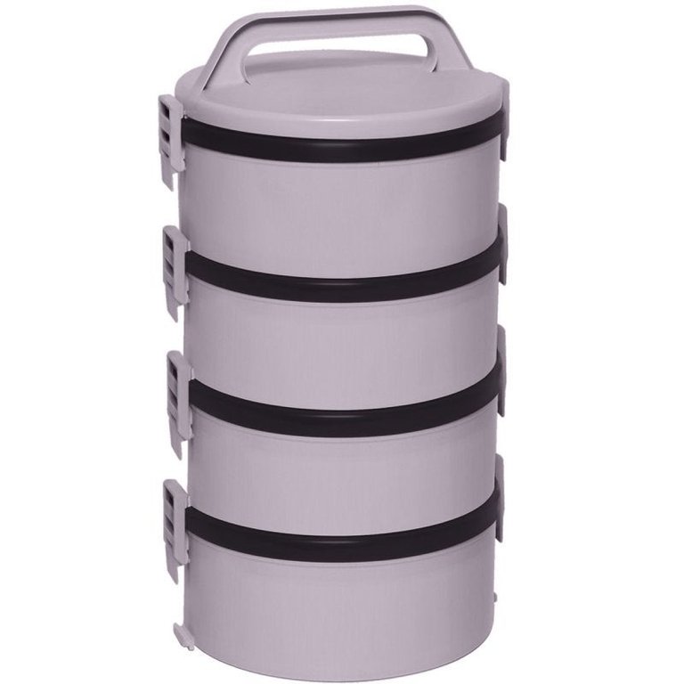 Marmita Térmica 4 Termopratos de 1,5 Litros Tekcor Soprano