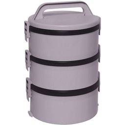 Marmita Térmica Termoprato Plástica 3 Pratos Tekcor Soprano - 1