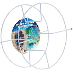 Suporte Giratório Enrolador De Mangueira Jardim Parede Aço - 3 Suporte Giratório Enrolador De Mangueira Jardim Parede Aço - 3