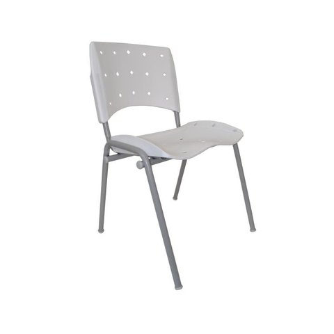 Cadeira Secretaria Ergoplax Fixa BC - Branco