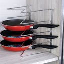 Ver imagem 2 de Organizador De Frigideiras Formas Travessas Refratários